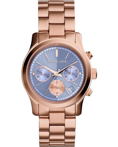 RELÓGIO MICHAEL KORS MK6163 CRONÓGRAFO TOM OURO ROSA ROSA