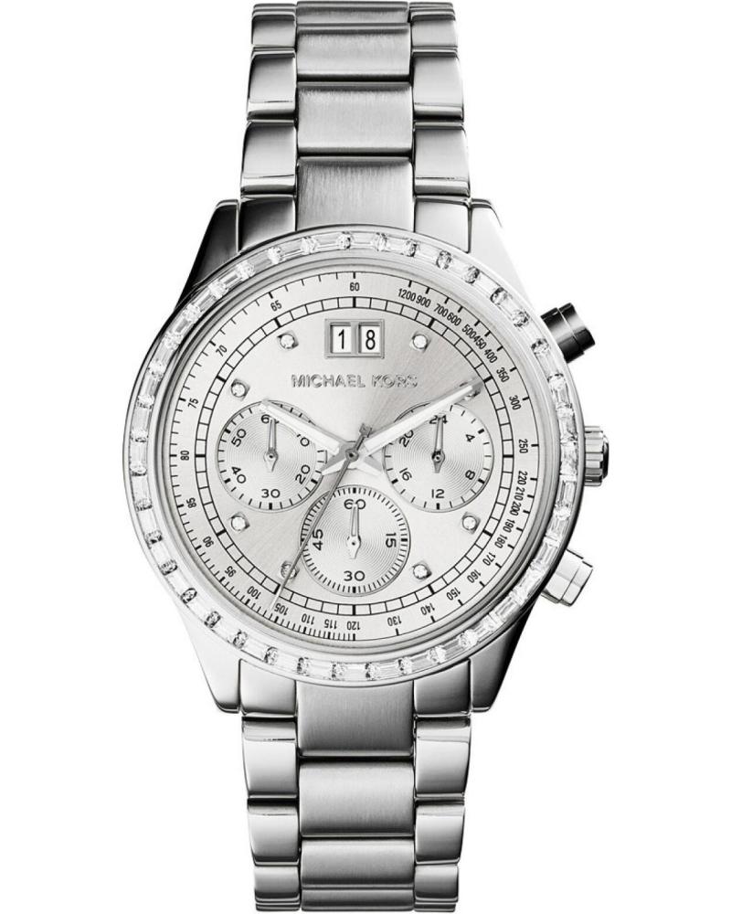 RELÓGIO MICHAEL KORS MK6186 DE AÇO INOXIDÁVEL PRATEADO PLATA