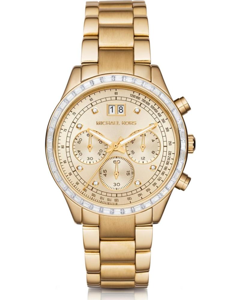 RELÓGIO MICHAEL KORS MK6187 DE AÇO INOXIDÁVEL DOURADO ORO