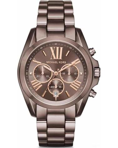 RELÓGIO MICHAEL KORS MK6247 CRONÓGRAFO TOM MARROM MARRON