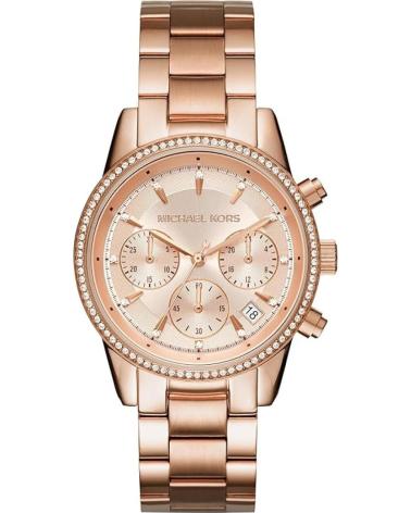 RELÓGIO CRONÓGRAFO MICHAEL KORS MK6357 ROSA ROSA