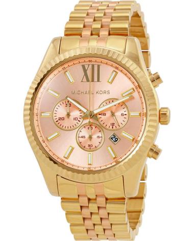 RELÓGIO CRONÓGRAFO MICHAEL KORS MK6473 DOURADO E ROSA ROSA
