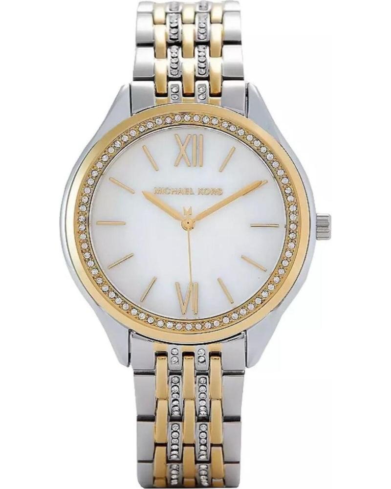 MICHAEL KORS ARMBANDUHR MK7084 BICOLOR GRAU FÜR DAMEN GRIS