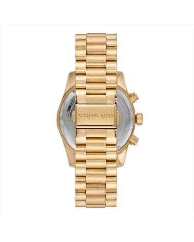 RELÓGIO MICHAEL KORS MK7216 DOURADO COM MOSTRADOR TURQUESA CRONÓGRAFO DORADO