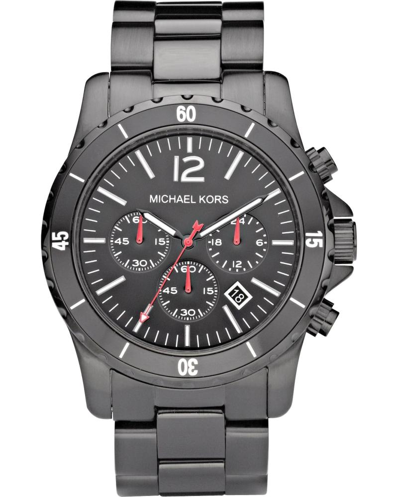 RELÓGIO CRONÓGRAFO MICHAEL KORS LEXINGTON MK8161 PRETO PARA HOMEM NEGRO