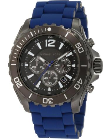 RELÓGIO CRONÓGRAFO MICHAEL KORS MK8233 CINZA E AZUL GRIS Y AZUL