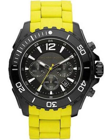 RELÓGIO CRONÓGRAFO MICHAEL KORS MK8235 AMARELO AMARILLO
