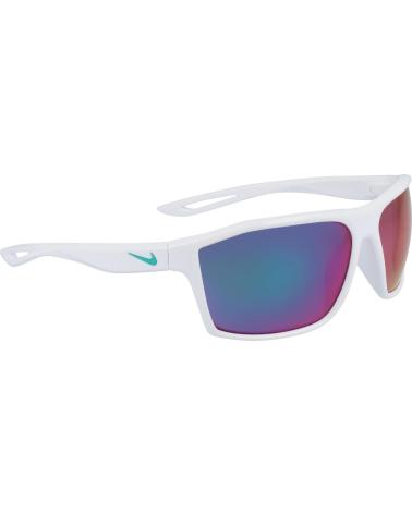 NIKE LEGEND S/M EV1062-133 SONNENBRILLE MIT MEHRFARBIGEN SPIEGELGLÄSERN UND WEISSEM RAHMEN