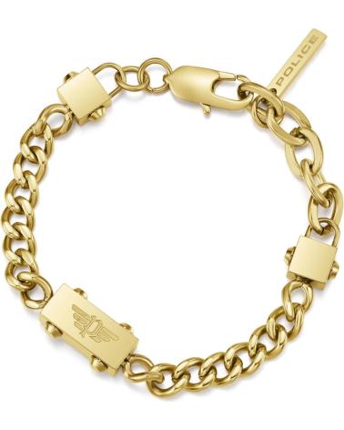 BRACELET POLICE PEAGB0002105 EN ACIER DORÉ