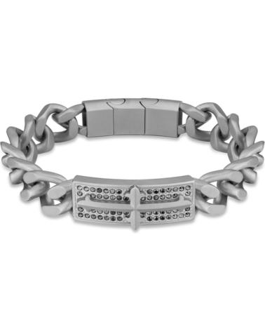 PULSEIRA POLICE PEAGB2120403 DE AÇO COM ELOS GROSSOS