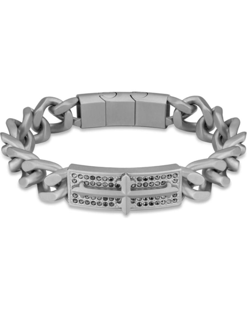 PULSEIRA POLICE PEAGB2120403 DE AÇO COM ELOS GROSSOS