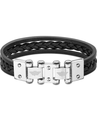 PULSEIRA DE COURO TRANÇADO POLICE PEAGB2211622