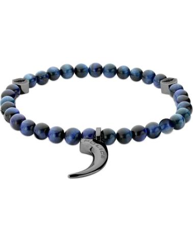 BRACELET POLICE PERLES BLEUES AVEC PENDENTIF GRIFFE PEAGB2211925