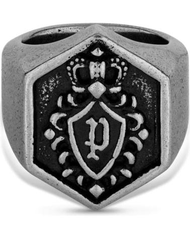 ANELLO POLICE PEJGF2112701 IN ACCIAIO CON SCUDO INCISO