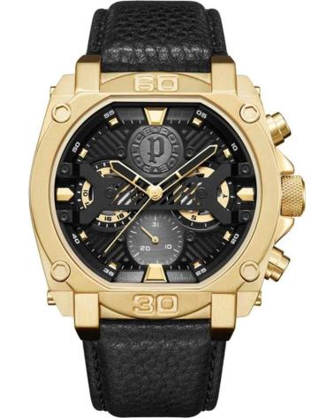 MONTRE POLICE PEWJF2226801 NOIRE AVEC BRACELET EN CUIR NEGRO