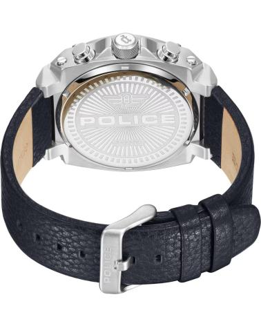 MONTRE POLICE PEWJF2226802 BLEUE AVEC CADRAN NUMÉRIQUE ET BRACELET EN CUIR AZUL