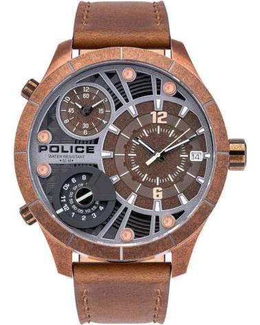 POLICE PL 15662XSQR-12 MARRON