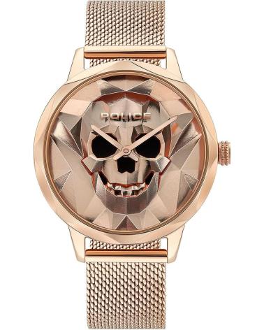 POLICE PL16074MSR - OROLOGIO CON TESCHIO, MAGLIA ROSA 32MM ROSA