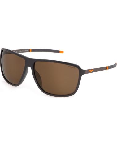 SPORT-SONNENBRILLE POLICE SPLL15-65T17X MIT BRAUNEN GLÄSERN