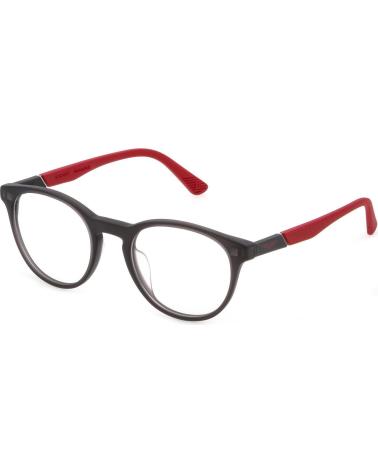 POLICE BRILLENRAHMEN VPLE35-509HPM RUND SCHWARZ UND ROT