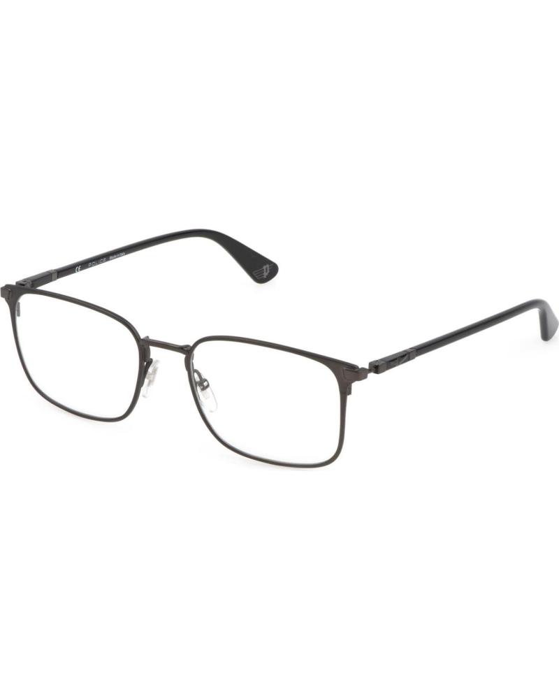 POLICE BRILLENRAHMEN VPLE96N5308GF RECHTECKIG METALLISCH GRAU