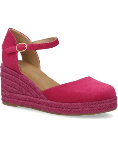 PUNTOSALAO SANDALIAS DE CUNA MEDIA EN YUTE PARA MUJER COLOR FUCSIA CF-3 VARIOS COLORES
