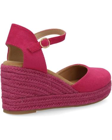 PUNTOSALAO SANDALIAS DE CUNA MEDIA EN YUTE PARA MUJER COLOR FUCSIA CF-3 VARIOS COLORES