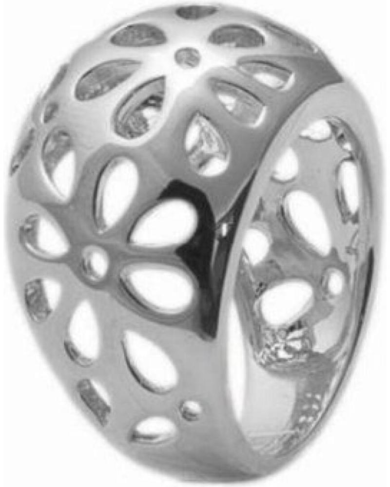 ANELLO TOMMY HILFIGER 2700014C IN ACCIAIO CON DESIGN FLOREALE TRAFORATO