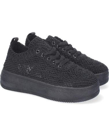 PUNTOSALAO ZAPATILLAS CASUAL DISEÑO ENCAJE SL77-25 NEGRO VARIOS COLORES