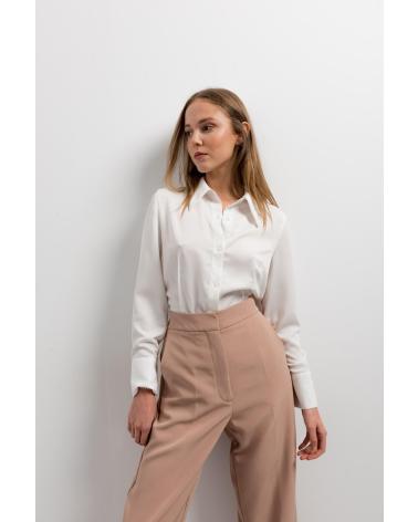 PANTALON PUNTOSALAO TAILLE HAUTE AVEC REVERS ET POCHES LATÉRALES ROSA