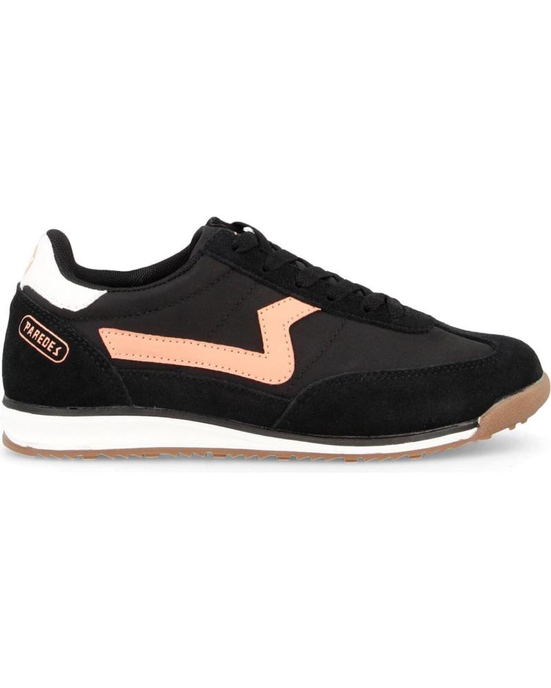 ZAPATILLAS CASUAL PAREDES CHELVA NEGRAS NEGRO NEGRO