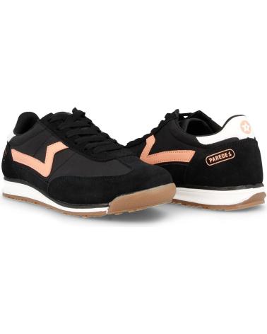 ZAPATILLAS CASUAL PAREDES CHELVA NEGRAS NEGRO NEGRO