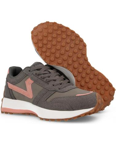 ZAPATILLAS PAREDES CHIVA GRIS Y ROSA GRIS GRIS