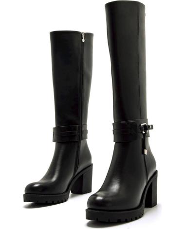 STIVALI ALTI MARIA MARE 63618 NERI CON FIBBIA NEGRO