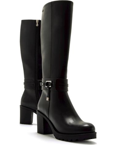 STIVALI ALTI MARIA MARE 63618 NERI CON FIBBIA NEGRO