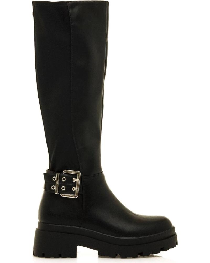 MTNG BOTA ALTA 54652 NEGRA CON HEBILLA Y SUELA TRACK NEGRO