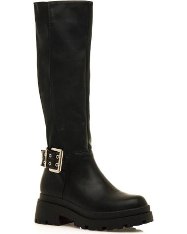 MTNG BOTA ALTA 54652 NEGRA CON HEBILLA Y SUELA TRACK NEGRO