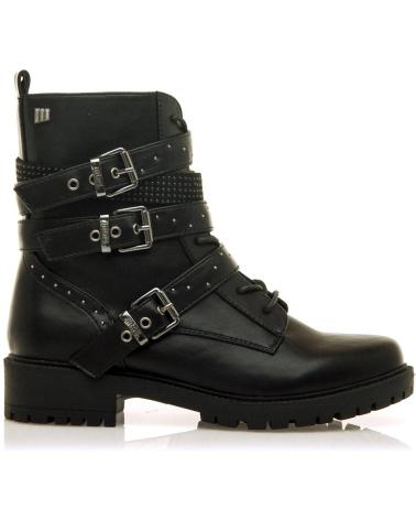 BOTA MTNG 54770 NEGRA ESTILO BIKER CON HEBILLAS NEGRO