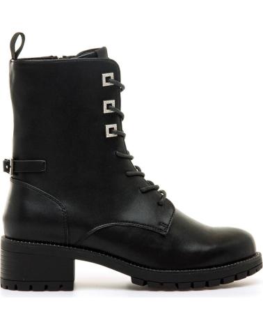 BOTINS MILITARES MARIA MARE 63580 PRETOS COM ATACADORES NEGRO