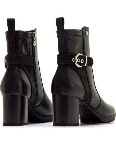 ABSATZSTIEFELETTE MARIA MARE 63606 SCHWARZ MIT ZIERSCHNALLE NEGRO