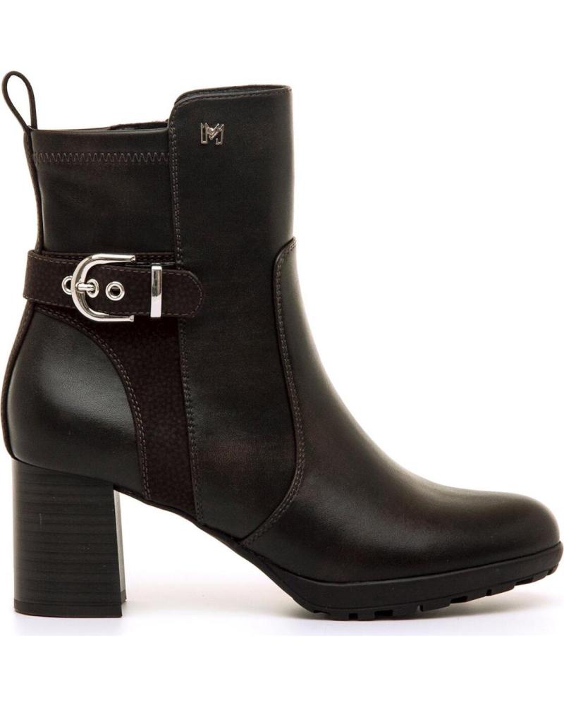 ABSATZSTIEFELETTE MARIA MARE 63606 BRAUN MIT ZIERSCHNALLE MARRóN