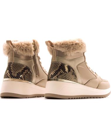 STIEFELETTE MARIA MARE 63635 BEIGE MIT PELZFUTTER BEIGE