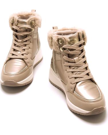 STIEFELETTE MARIA MARE 63635 BEIGE MIT PELZFUTTER BEIGE