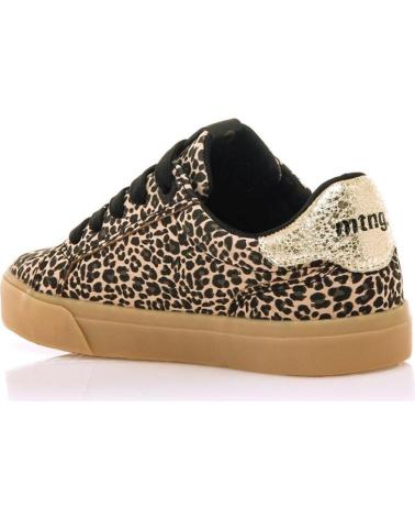 SNEAKERS MTNG 81215 DONNA STAMPA ANIMALIER MARRONE E STELLA DORATA MARRóN