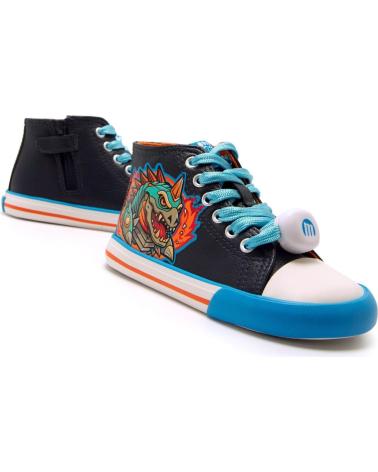 ZAPATILLAS ALTAS MTNG 49335 CON DRAGÓN AZUL AZUL