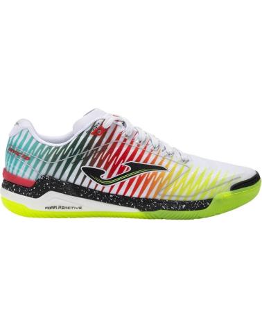 JOMA INVICTO 2576 401 - SCARPE DA CALCIO A 5 INDOOR MULTICOLORE GIALLO ROSSO MULTICOLOR RACER BLUE WHITE BLACK 401