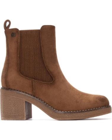BOTINES DE TACÓN REFRESH 173039 MARRÓN TAUPE MARRóN