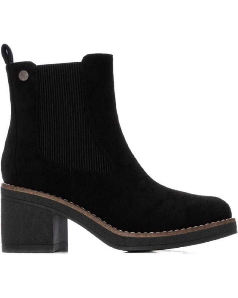 BOTÍN CHELSEA REFRESH 173039 NEGRO CON TACÓN BLOQUE NEGRO