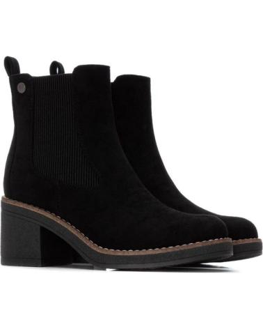 BOTÍN CHELSEA REFRESH 173039 NEGRO CON TACÓN BLOQUE NEGRO