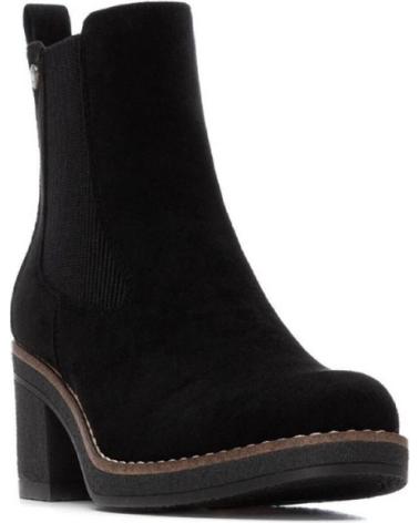 BOTÍN CHELSEA REFRESH 173039 NEGRO CON TACÓN BLOQUE NEGRO